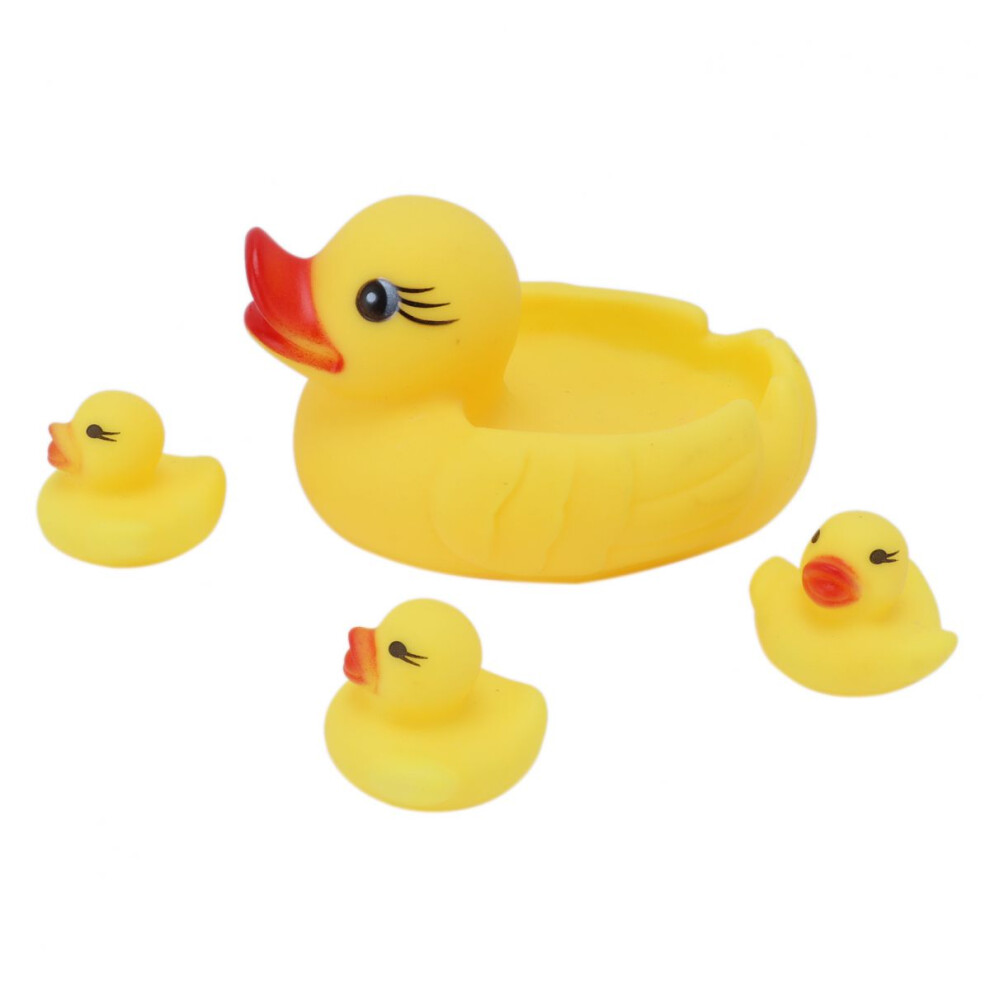 Squeak Ducks Bath Duck Toys With Upright Floating Duck Mechanism And Rubber Duck Family Concept Featuring Safety Material Construction And Bath Time