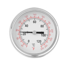Meat Thermometer 62mm Temp Accuracy Dual Scale Cooking and Oven Thermometer for BBQ Grill