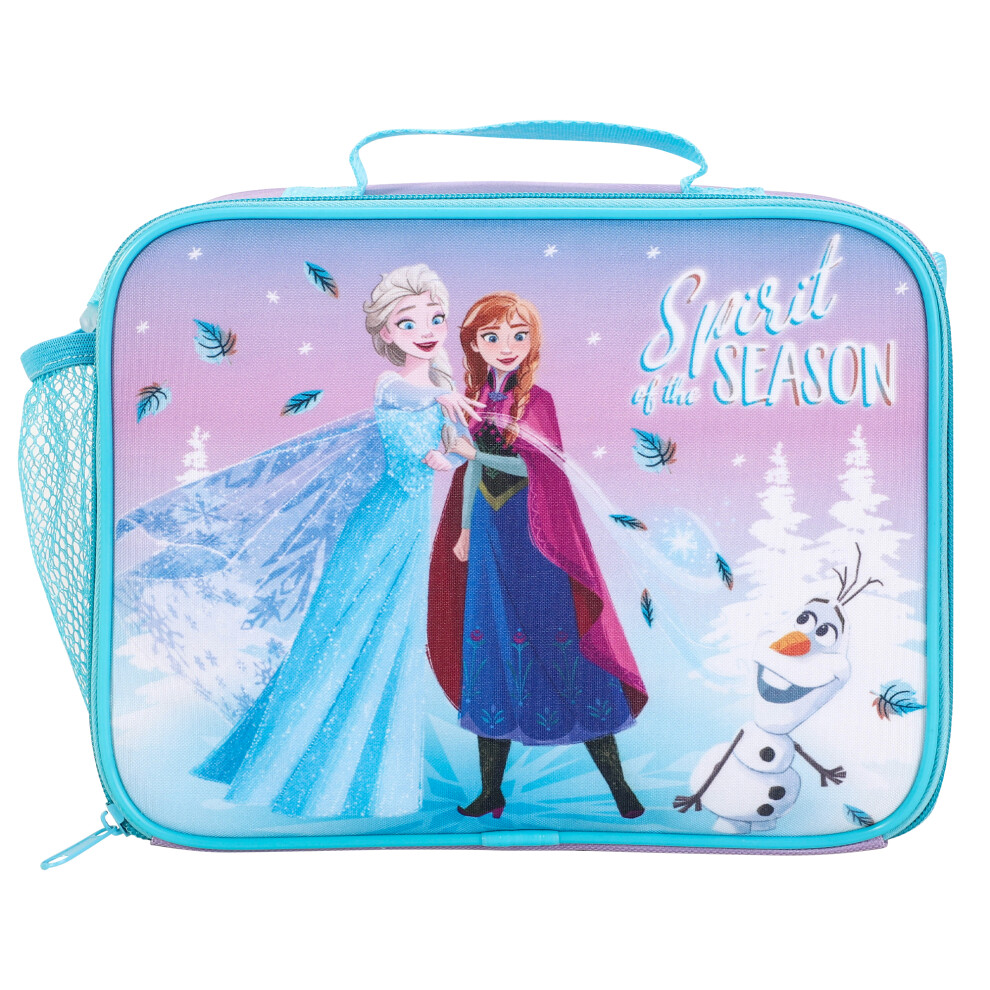 Disney Frozen Thermal Insulated School Lunch Bag Blue,Purple