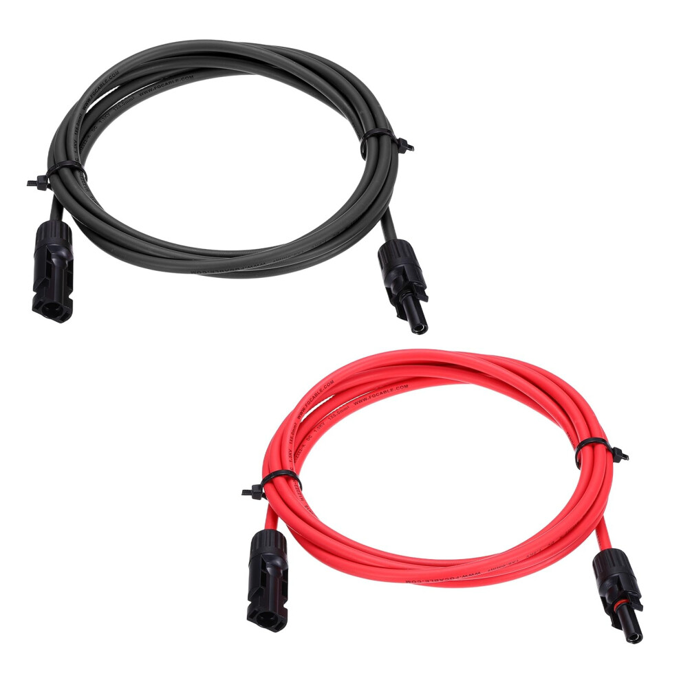 10Awg Solar Panel Extension Cable 9.8Ft Male To Female Waterproof Ip67 1000V For Outdoor Use 9070919363764