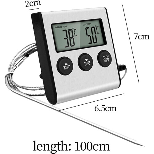 Instant Read Meat Thermometer Digital Cooking Thermometer Fast Accurate for Kitchen BBQ 1