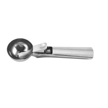 Stainless Steel Ice Cream Scoop with Ergonomic Comfort Grip, DualPurpose, Dishwasher Safe, Small Silver Ref: 7422