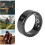 Smart-Ring Fitness-Tracker Typ 8, 16 mAh, Schwarz 1