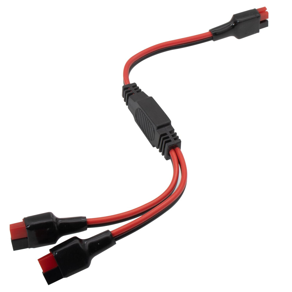 Solar Panel Y Splitter Cable 12Awg For Anderson 1Ft Current Extension For Generators 9113335288072