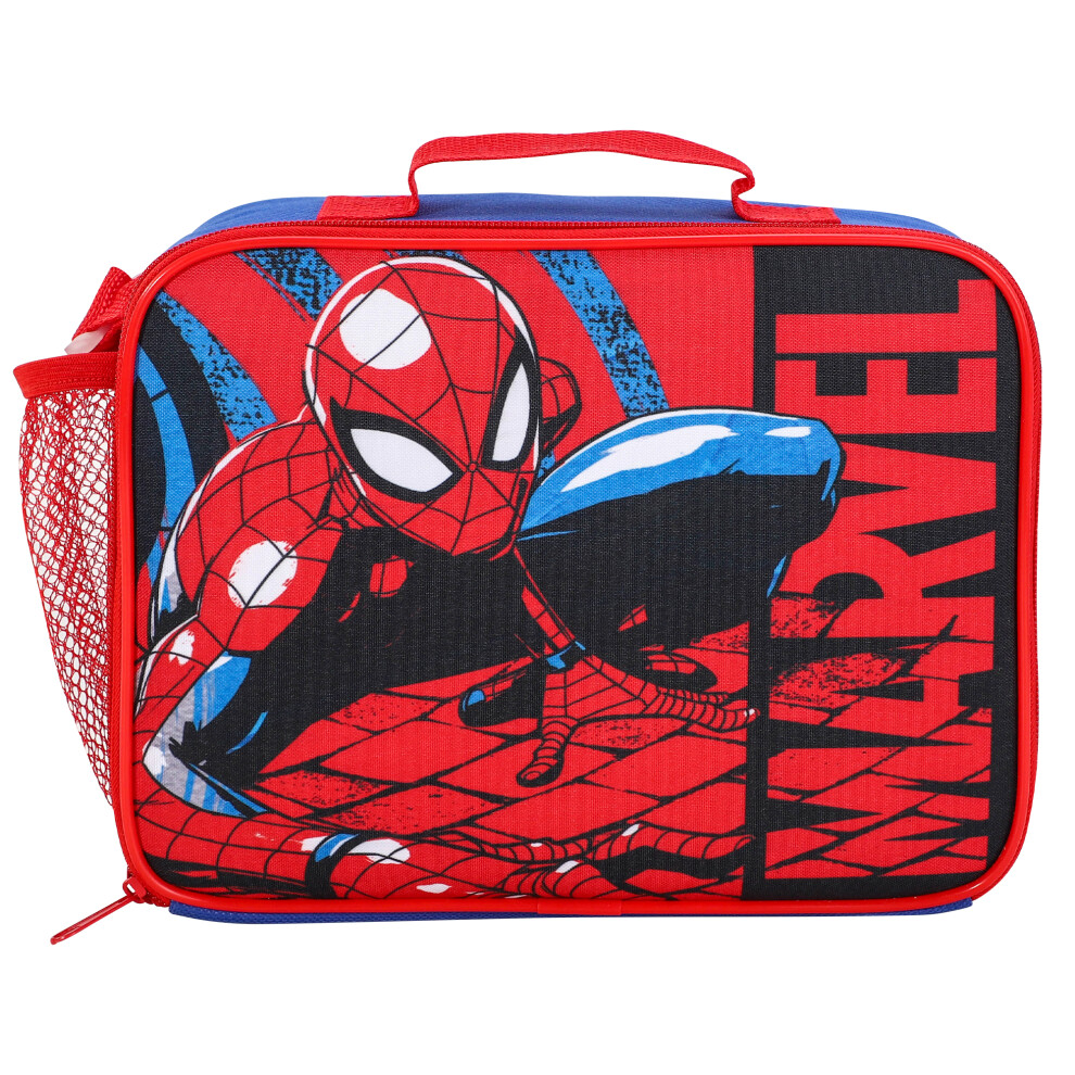Marvel Spiderman Thermal Insulated Lunch Bag Blue,Red