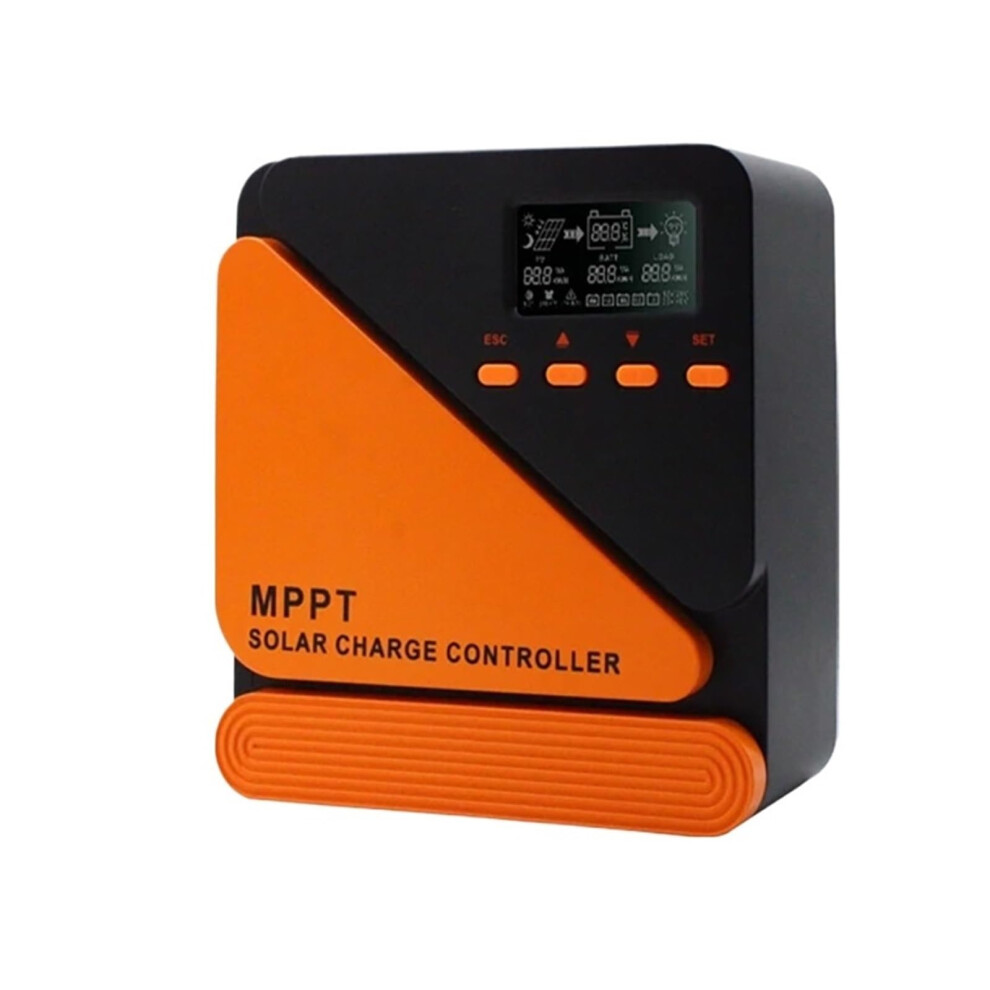 Mppt 20A Solar Charge Controller 12V 24V With Lcd, 99.9% Efficiency For Rv Boat Offgrid 9070919364426
