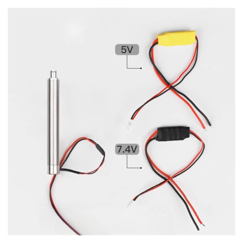 6V DC Linear Actuator 9mm 3KG Push Pull Telescopic Rod with Limit Switch for DIY Projects 1