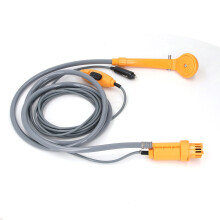 Tragbares Camping-Duschset – Einstellbarer Wasserfluss, 2,5 l/min, 2,5 l Orange