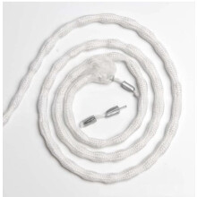 Curtain Weights 1.64 Yard Fabric Covered Drapery Lead Wire for Lightweight Fabrics 2 Pieces