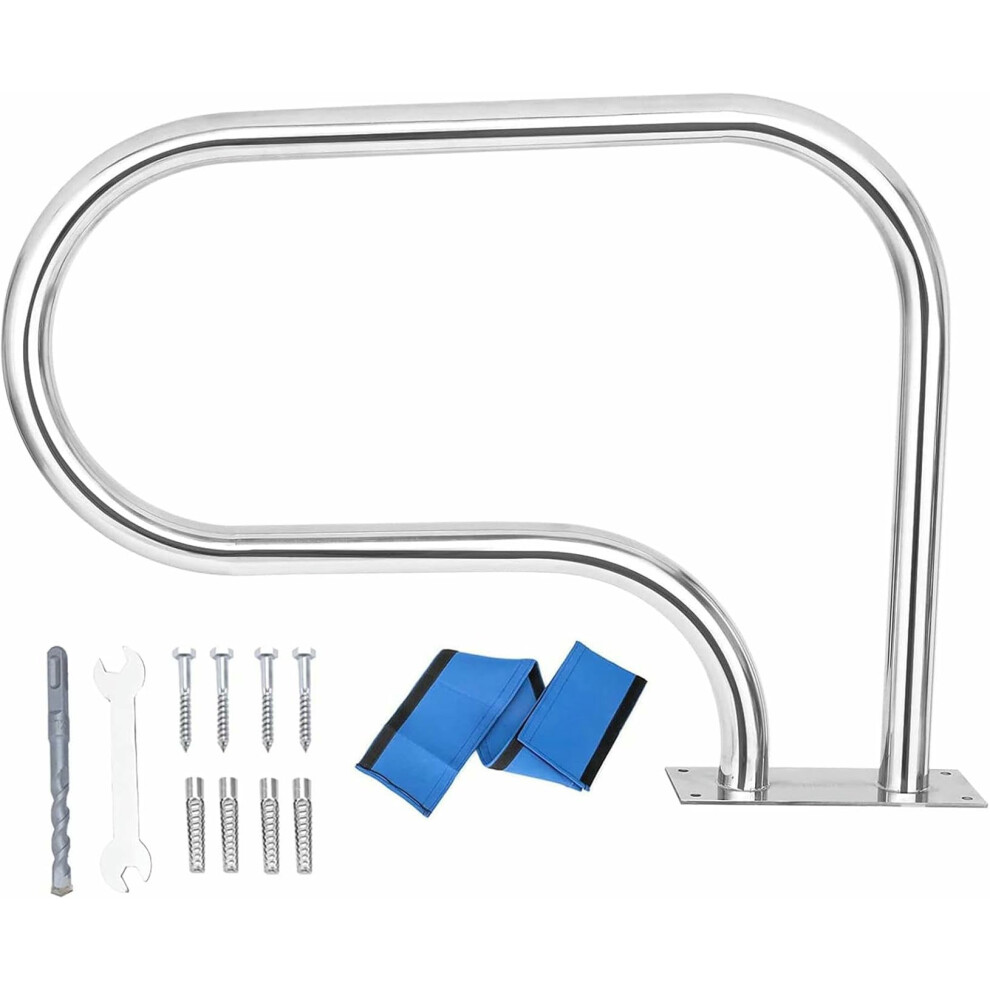 Stainless Steel Pool Handrail With Ergonomic Nonslip Grip For Inground Swimming Pools 9113335288355