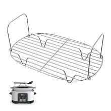 Damp- og stekerist 8,5 Qt krom kompatibel med Ninja Foodi Cooker Pro MC1000 MC1001 MC1010