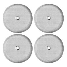 4 Pcs 4 in Stainless Steel Replacement Coffee Filter Mesh,for 1000 Ml ,8 Cup French Press Coffee Ma