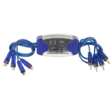 4-kanaals RCA aardlus isolator met lijnruisverwijderaar filter