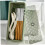 Kitchen Utensil Holder with Fast Drain, MultiFunction Cutlery Organizer for Silverware and Chopsticks 4