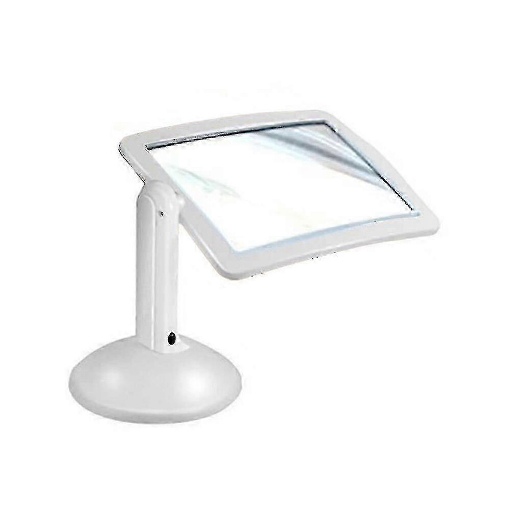 3x Large Full Page Magnifier 360 Rotatable Led Magnifying Glass With Stand For Reading