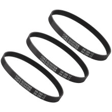 3Pcs -390-12 Antriebsriemen Verdickte Gummiriemen Antriebsriemen Zubehör für Elektrofahrräder, E-Bike, Roller, Motorrad