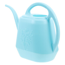 Large Capacity Plastic Garden Watering Can with Long Spout and Ergonomic Handle for Indoor Outdoor Plants Ref: 2399