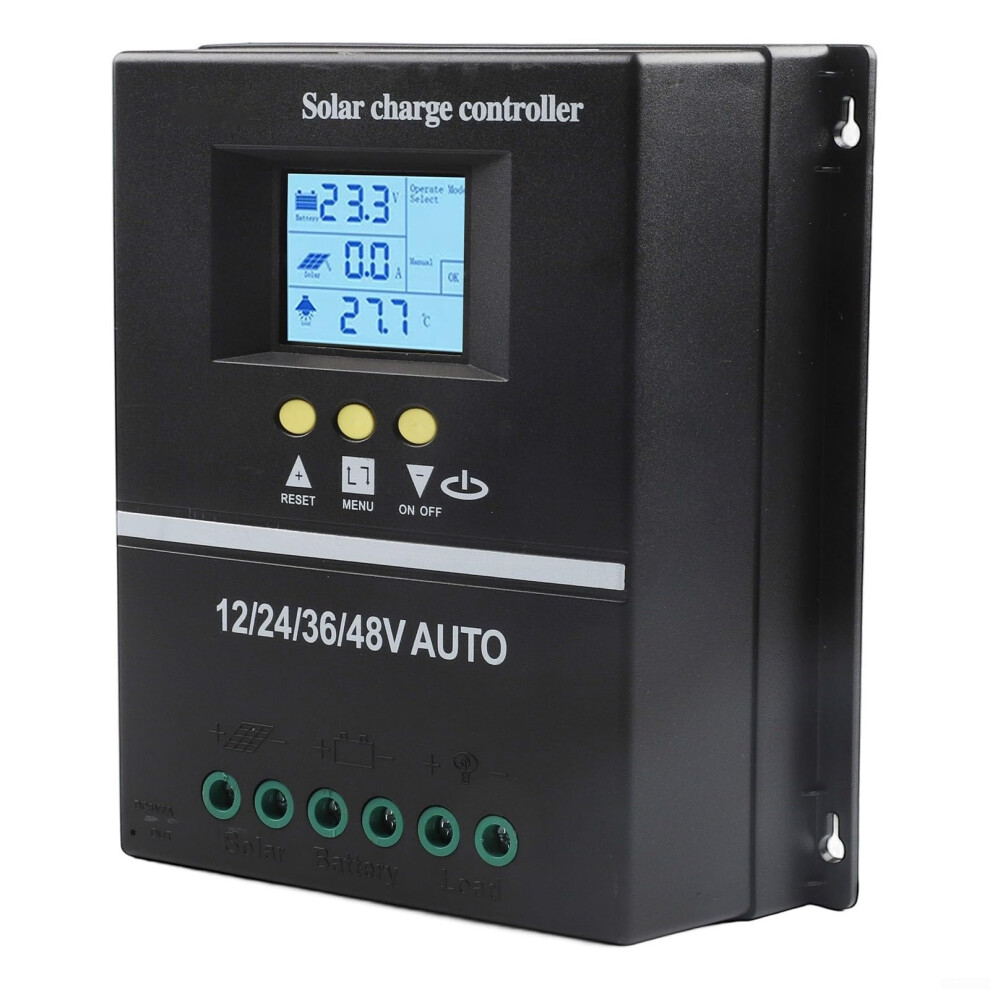 200A Mppt Solar Charge Controller With Large Lcd Display, Auto Voltage Detection For 12V48v Battery Systems 9070919365911