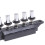 FivePosition Range Hood Switch with Touch Control, Silver Kitchen Hood Replacement Button 4