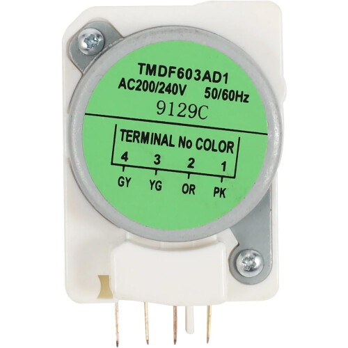 TMDF603AD1 Refrigerator Defrost Timer Easy Installation WearResistant Universal Fridge Timer 1
