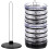 Tumbler Lid Organizer with Slim Vertical Space Saving Design, Stackable Cup Lid Holder for Kitchen Cabinets 2