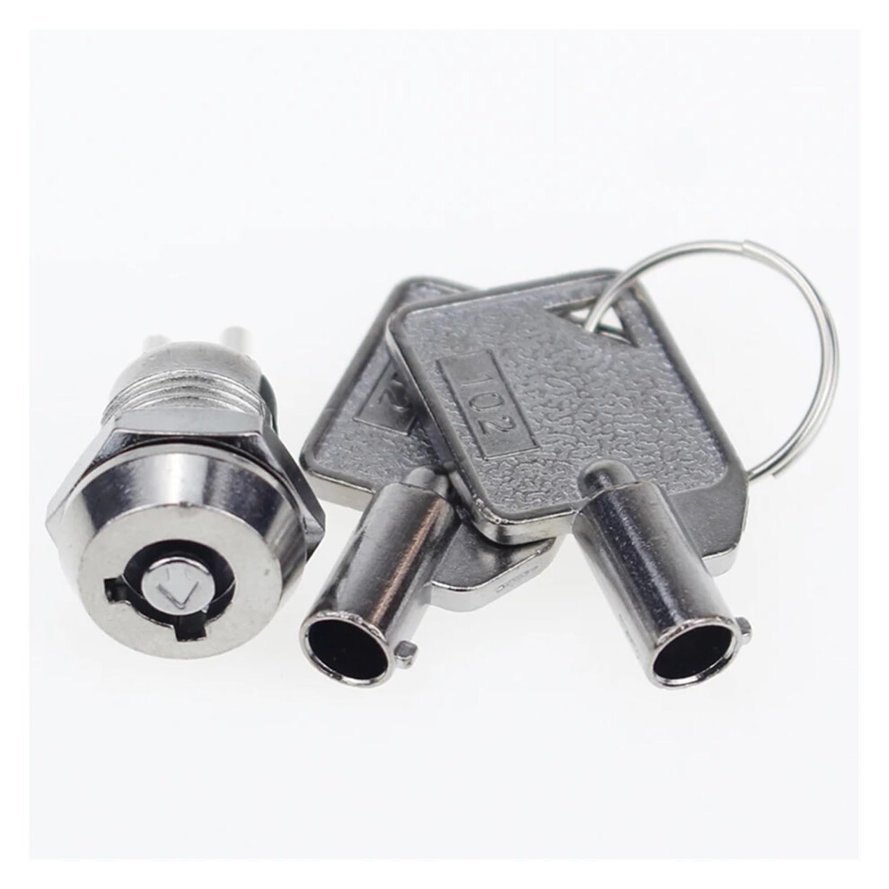 12Mm D102 Key Lock Switch On Off 2 Position 250Vac With 2 Keys For Controlled Access 9070919366444