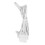 ARBG PC Power Supply Extension Cable, 120LEDs, White, 9.6W 15