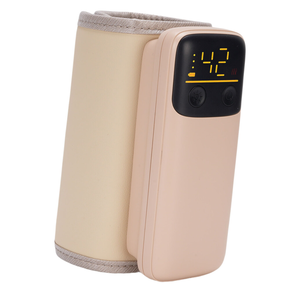 Portable Baby Bottle Warmer 6000mAH LCD, 6 Temp Gears, Compact
