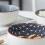 Ceramic Rice Bowl Set with Underglaze Relief, Small MultiPurpose Serving Bowls for Kitchen 5
