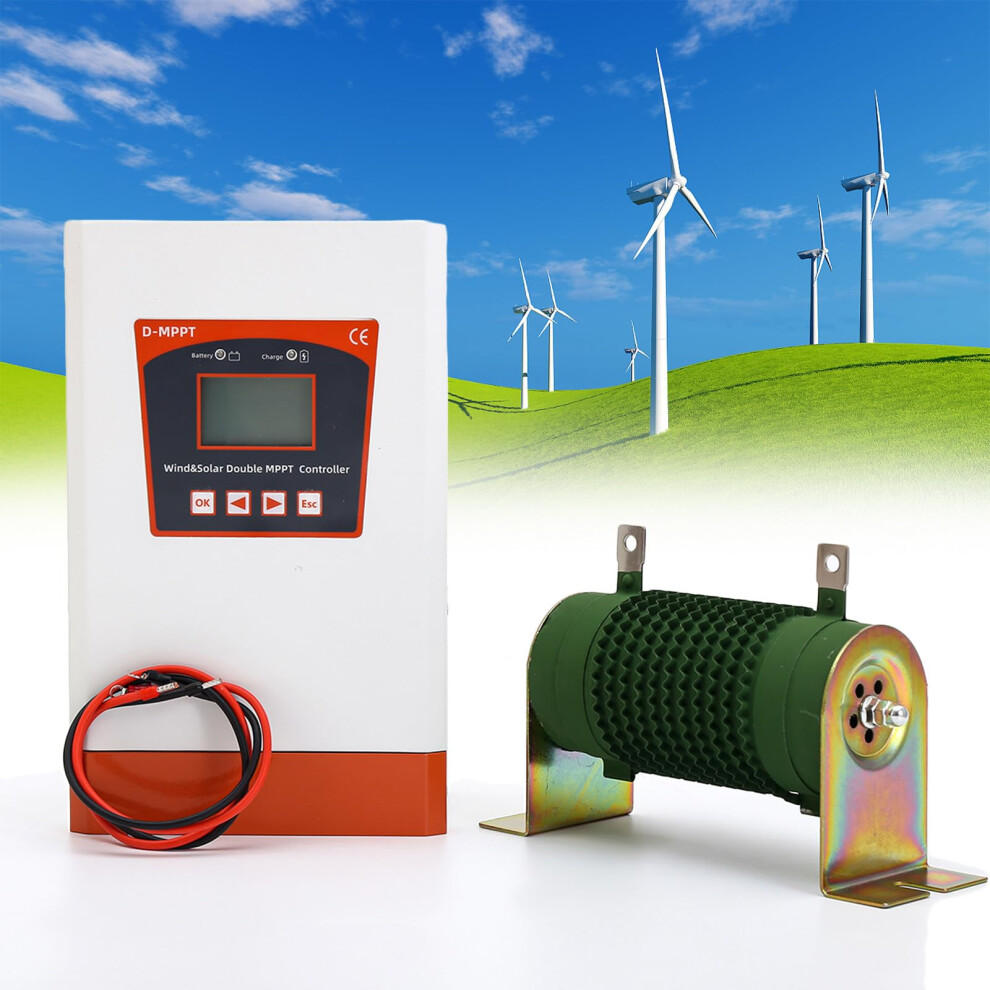 12000W Off Grid Hybrid Wind Solar Charge Controller Dual Mppt 12V/24V/48V With Bluetooth And 98% Efficiency 9113335289857