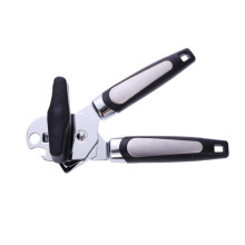 Manual Can Opener Stainless Steel Smooth Edge with Ergonomic Handle for Seniors and Weak Hands