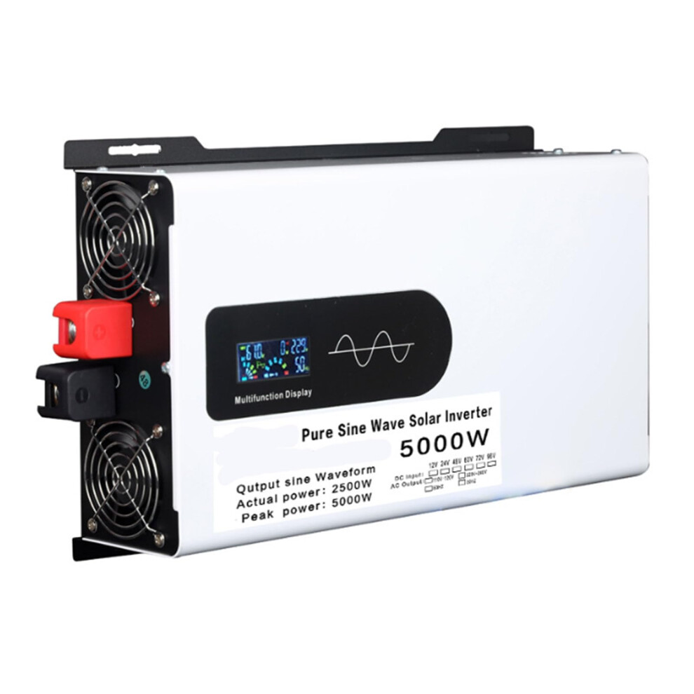 5000W Pure Sine Wave Inverter Multivoltage Dc To Ac Converter With Lcd Display For Rv Home Camping 9070919366710