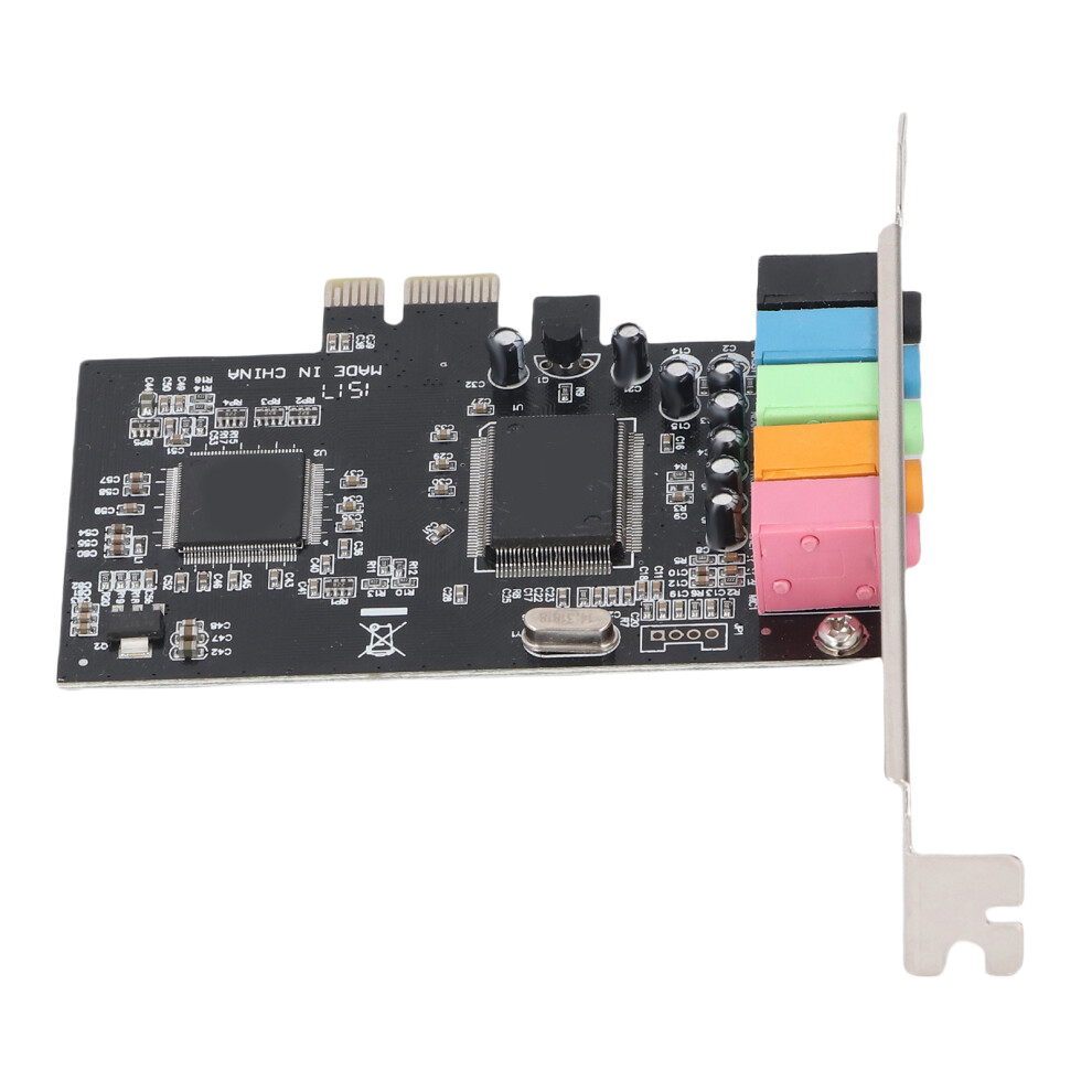 Pcie Sound Card 5.1 Channel Stereo Internal Audio Adapter For Desktop Pc 9421383162337