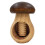 Wooden Screw Press Nutcracker with Ergonomic Mushroom Grip for Walnuts Hazelnuts Pecans Black 1