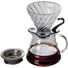 Glass Coffee Carafe with Handle, Heat Resistant Coffee Server Pot for Custom Brew Strengths