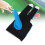 Linke Hand 3-Finger-Nylon-Pool-Handschuh, elastisch, blau 11