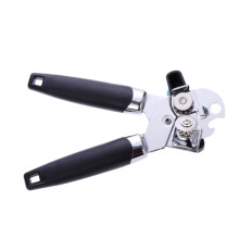 Manual Can Opener Stainless Steel Lever Ergonomic EasyTurn Knob for Seniors Jar Bottle Lid