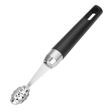 Stainless Steel Fruit Scoop Spoon with Ergonomic Handle for Melon Baller and MultiFruit Use