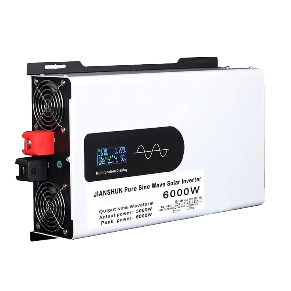6000W Pure Sine Wave Hybrid Solar Inverter 60V Input Split Phase 110V/230V Off Grid For Home Rv 9070919367236