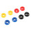 8Pcs Tennis Racket Vibration Dampener Rubber, 4 Colors, Shock Buffer 12