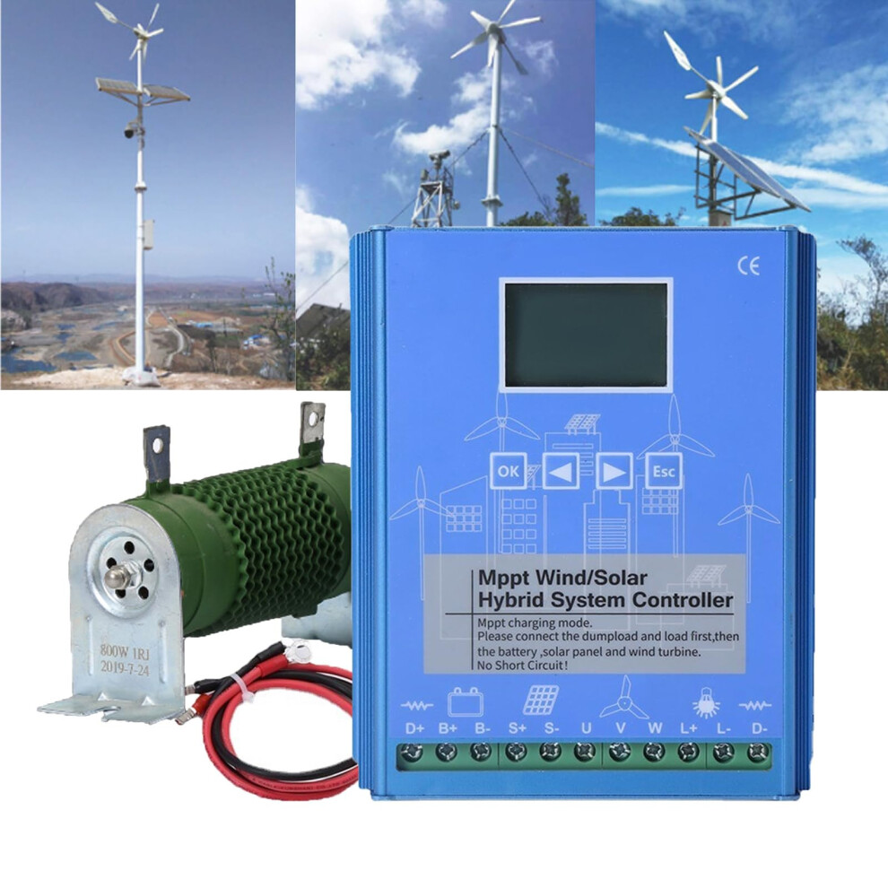 15000W Wind Solar Hybrid Charge Controller With Mppt Wind Boost And Pwm Solar For 12V 24V 48V Batteries 9070919367731