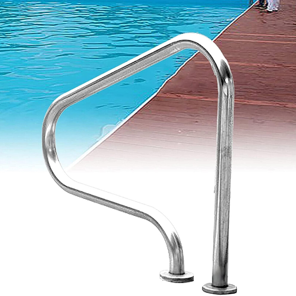 Pool Handrail 304 Stainless Steel Curved Swimming Pool Safety Rail With Ergonomic Corrosionresistant Grip 9070919368066