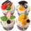 Artificial Cupcake Models Cake Decoration for Display 4Pcs Set 1