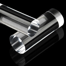 Acryl-Rundstab 40 mm klarer Kristallstab für DIY-Bastelarbeiten Ausstellungsbasis 180 mm langlebig