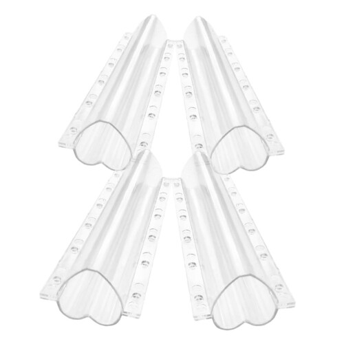 4pcs Heart Shaped Vegetable Shape Mold Reusable Fruit Shaping Tool for Garden Cucumbers