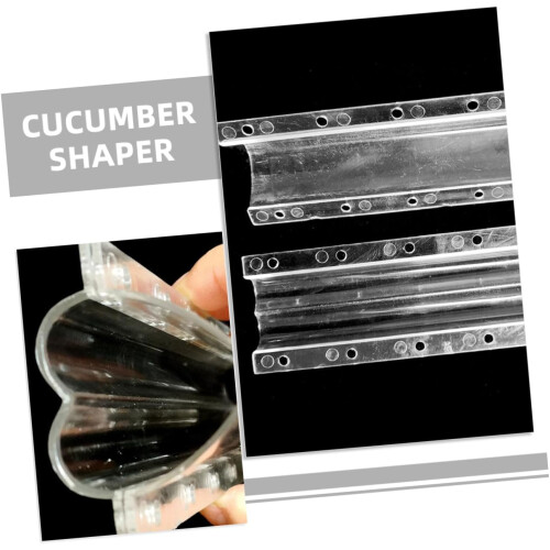 4pcs Heart Shaped Vegetable Shape Mold Reusable Fruit Shaping Tool for Garden Cucumbers 1