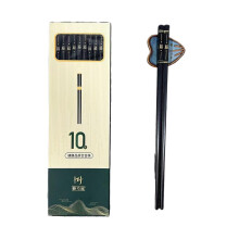 Reusable Alloy Chopsticks Set 24cm NonSlip Grip Household Dining Utensils