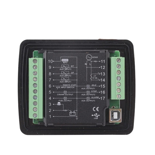 DC30D Diesel Generator Control Panel with USB Interface, Automatic Programmable Controller Module 2