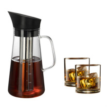 Large Capacity Stainless Steel Coffee Maker with Precision 15Micron Filtration and Heat Preservation