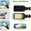 Solar Powered Outdoor LED Wall Light with Smart Motion Sensor and Adjustable Lighting Angle 3